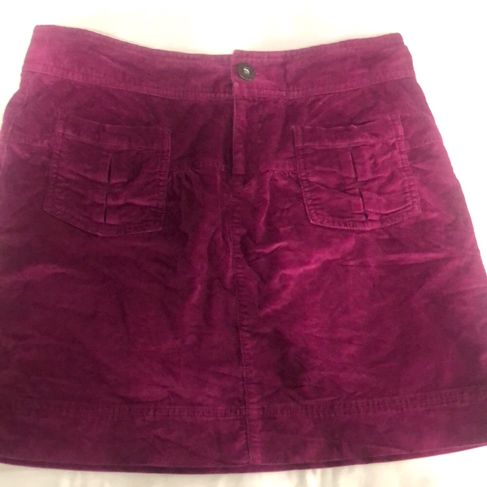 Athleta Velvet Purple Mini A-Line Skirt for Night Out